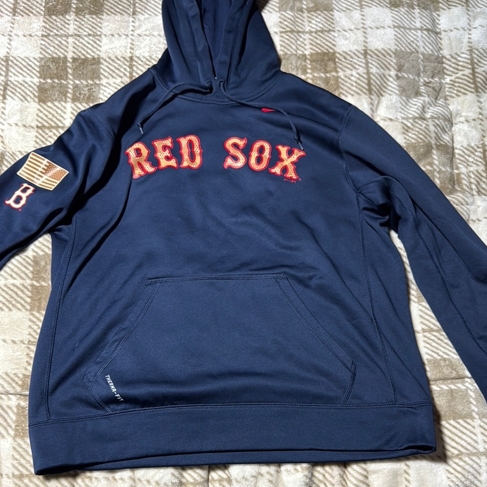 Red Sox Navy Blue Hoodie